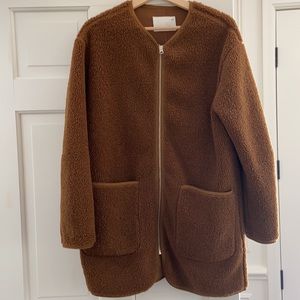 Aritzia Wilfred free teddy jacket